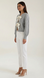Cynthia Bow-Tie Knit Top