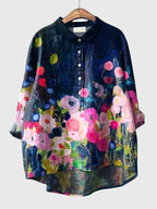 Valeria™ - Floral Print Chiffon Blouse for Everyday Wear