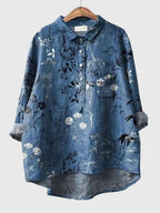 Valeria™ - Floral Print Chiffon Blouse for Everyday Wear