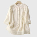 Embroidered Floral Blouse for Special Occasions