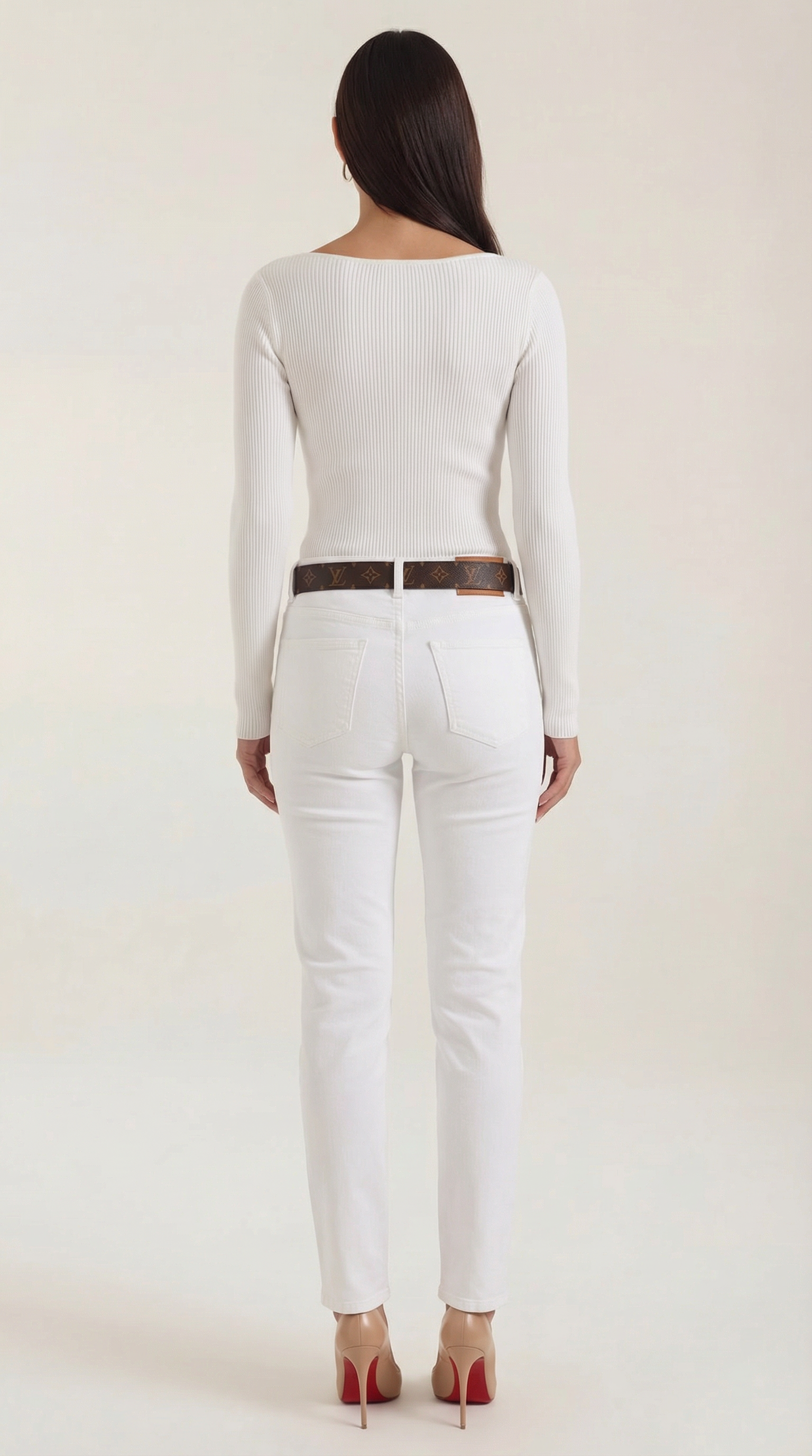 Ruth Cloud-Knit Long Sleeve Top