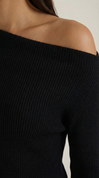 Shirley Asymmetric Knit Top