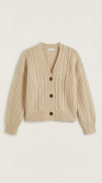 Janet Oversized Cable Knit Sweater