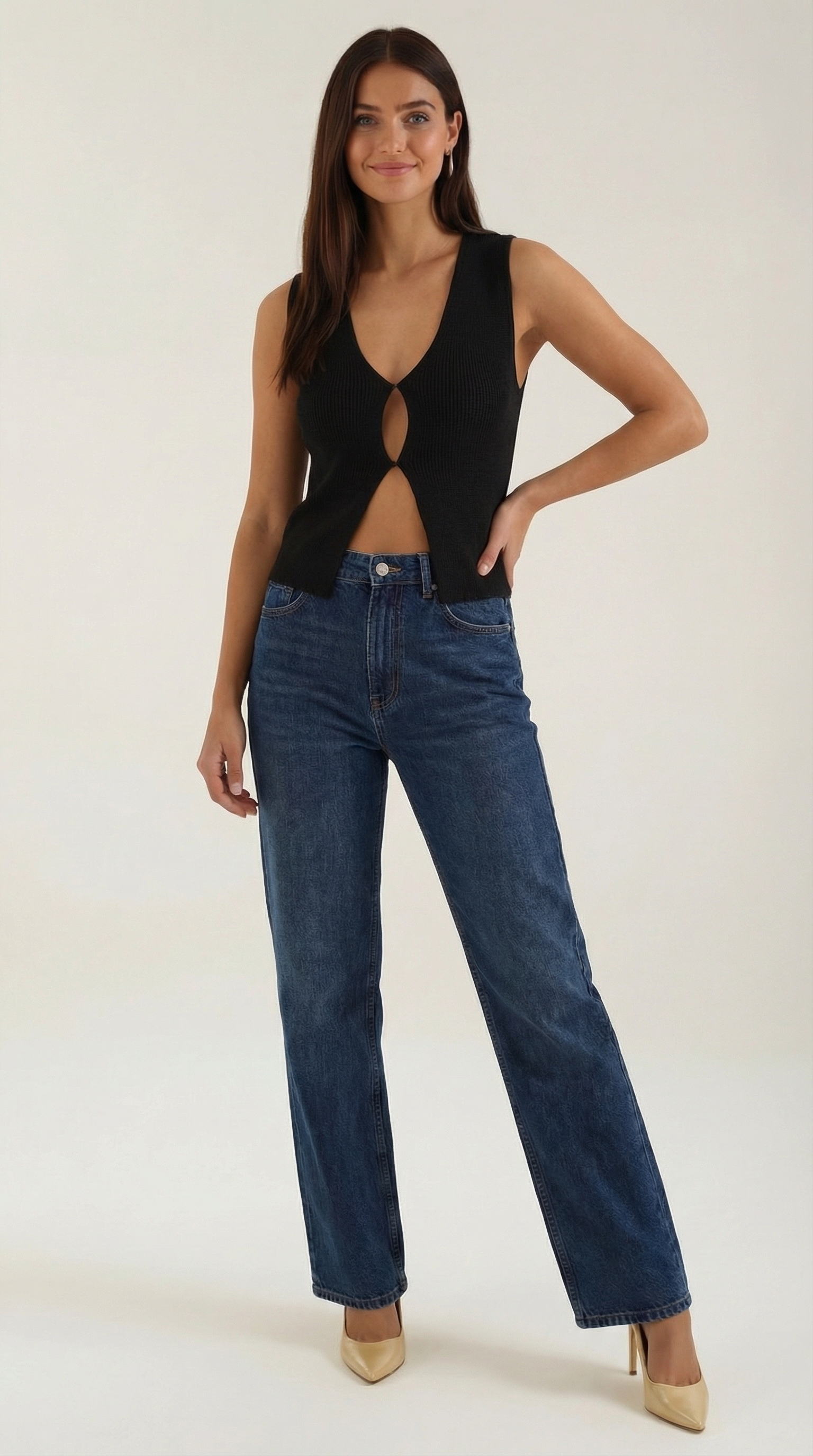 Sharon Knitted Vest Top
