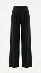 Dorothy Pleated Straight-Cut Trousers