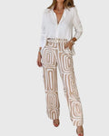 Emilia™ | Chic Trousers with Blouse & Belt for Any Occasion