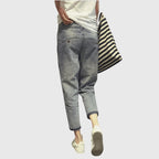 Charlotte - Chic Cotton Blend Pants for Any Occasion