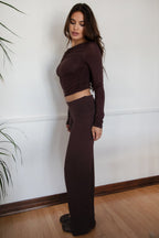 SORA Fold Over Straight Leg Leggings