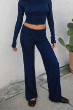 SORA Fold Over Straight Leg Leggings