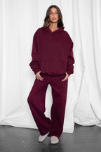 LANI Cloud Fleece Wide Leg Sweatpants