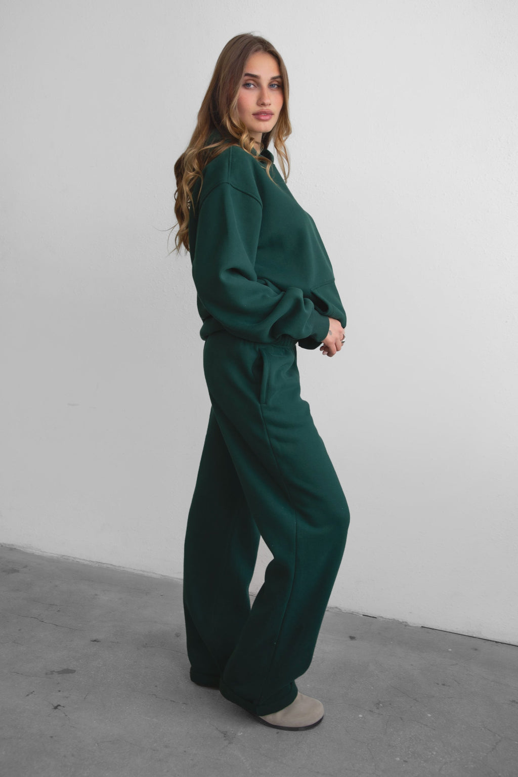 LANI Cloud Fleece Wide Leg Sweatpants
