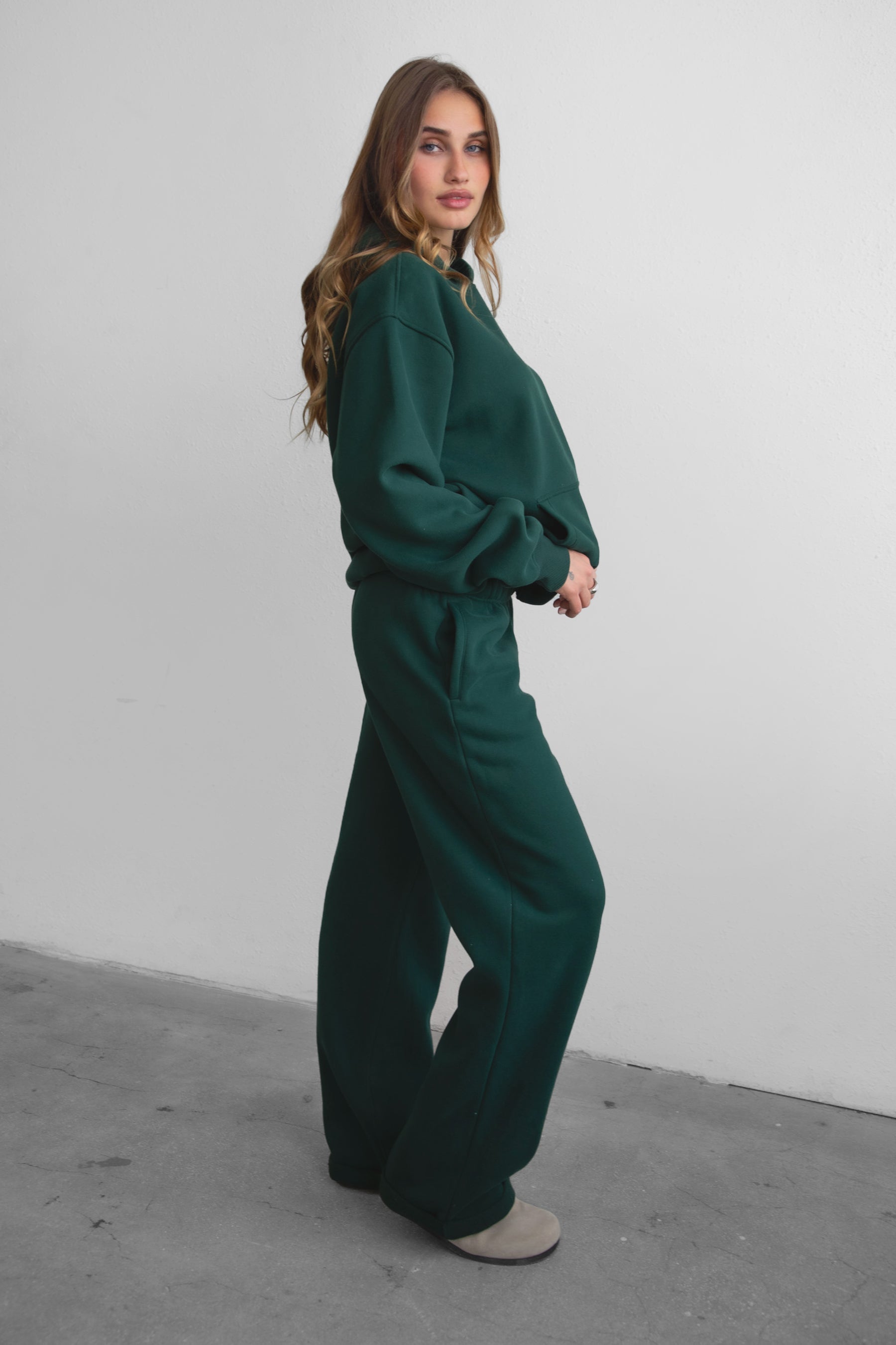 LANI Cloud Fleece Wide Leg Sweatpants