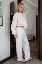 LANI Cloud Fleece Wide Leg Sweatpants
