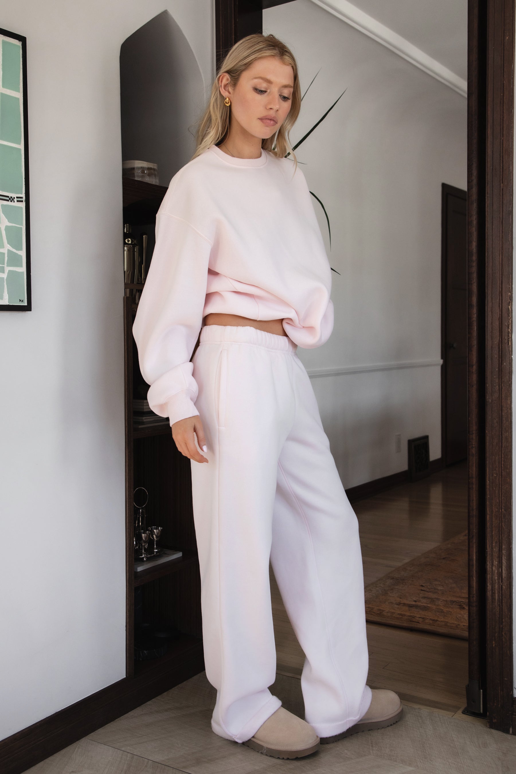LANI Cloud Fleece Wide Leg Sweatpants