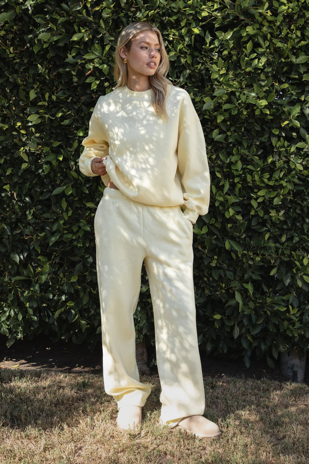 LANI Cloud Fleece Wide Leg Sweatpants