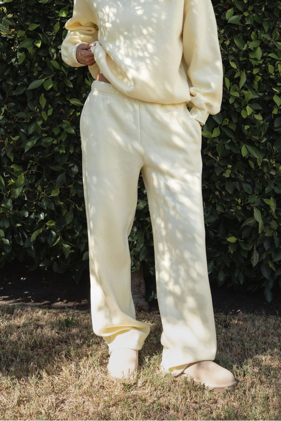 LANI Cloud Fleece Wide Leg Sweatpants