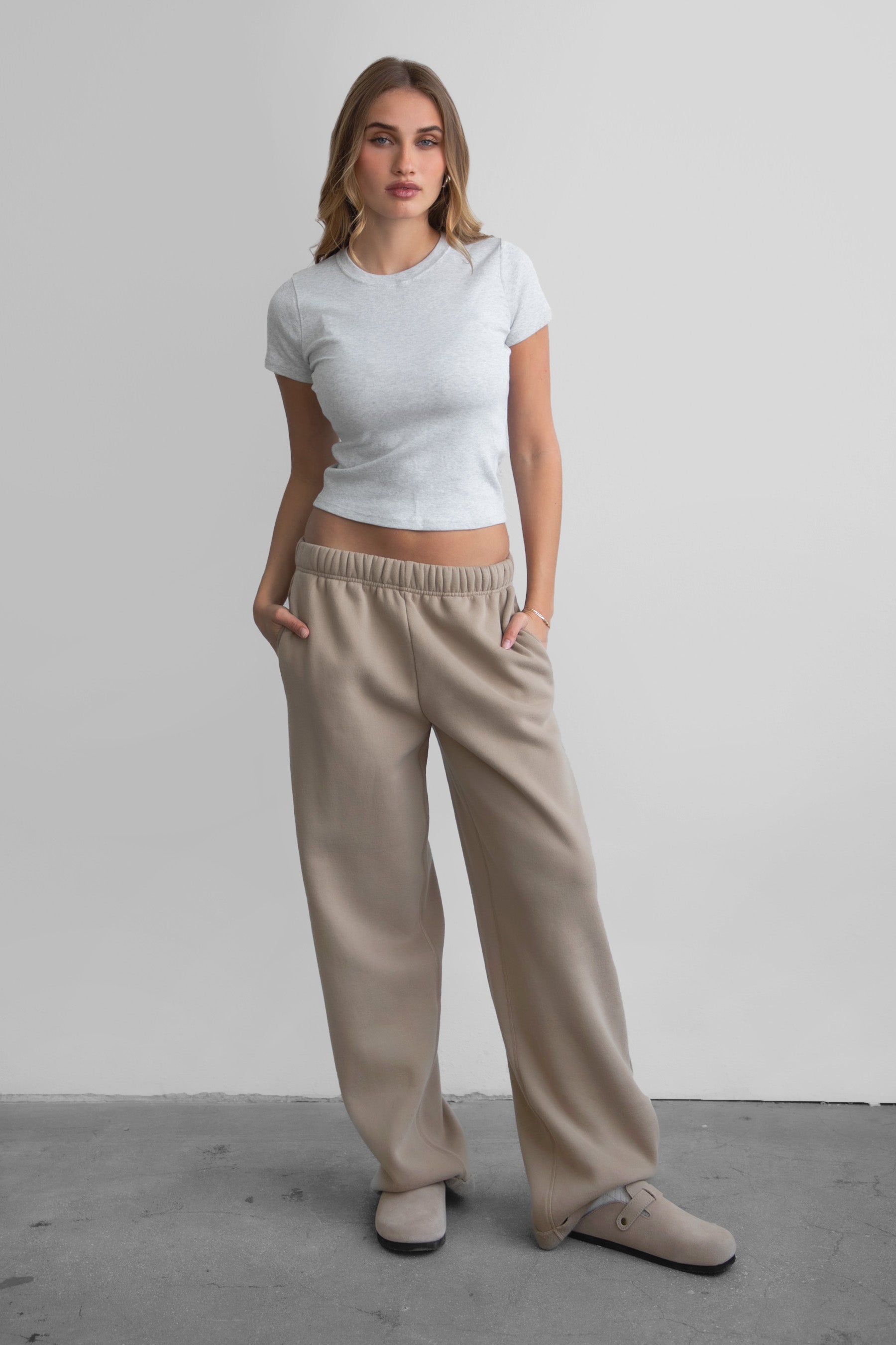 LANI Cloud Fleece Wide Leg Sweatpants