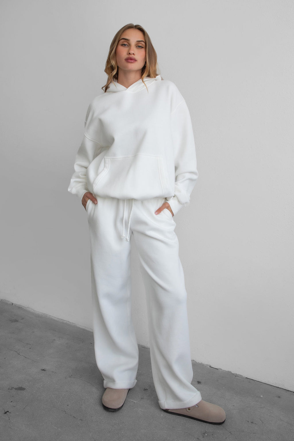 LANI Cloud Fleece Wide Leg Sweatpants