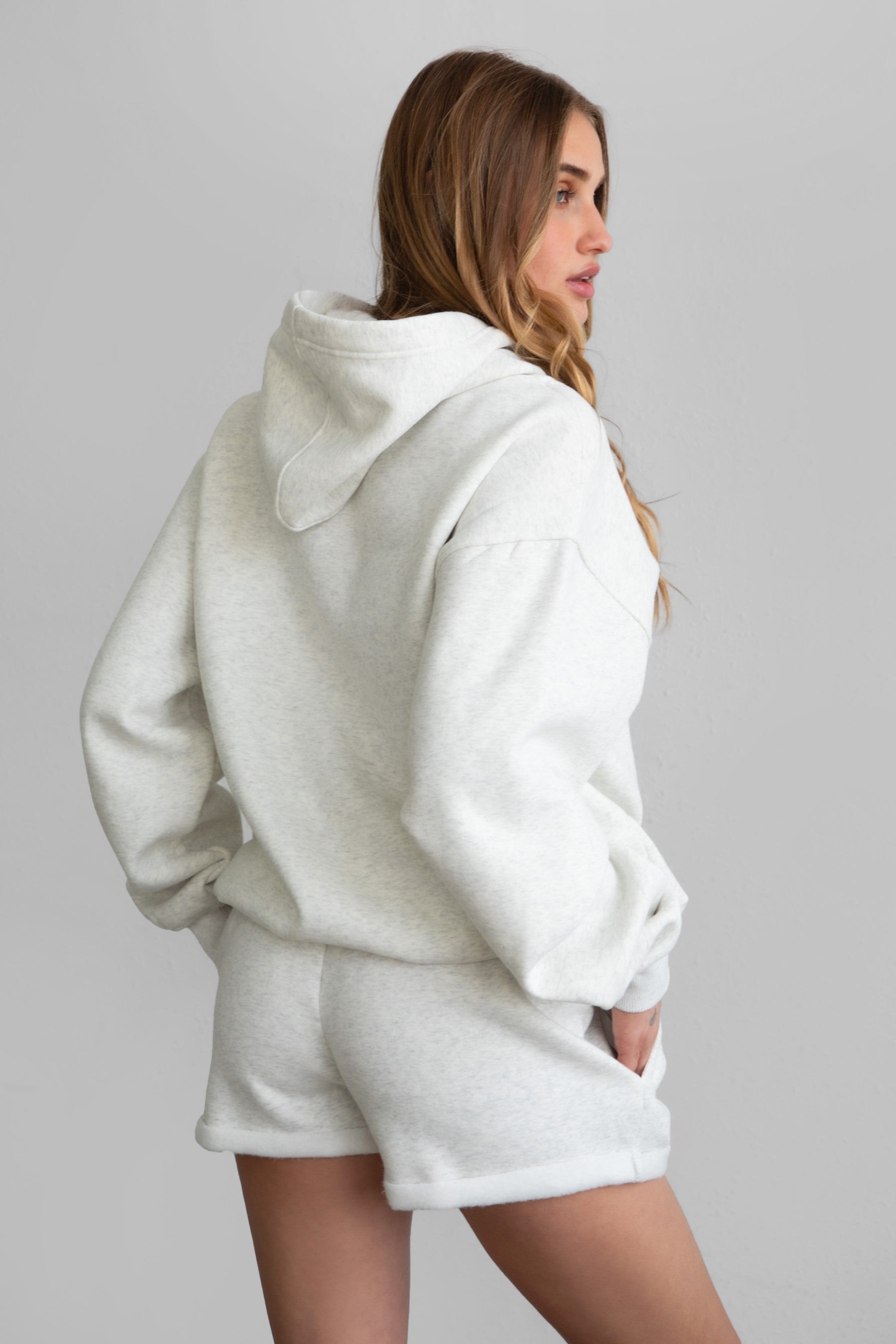 CARLY Cloud Fleece Low Rise Shorts