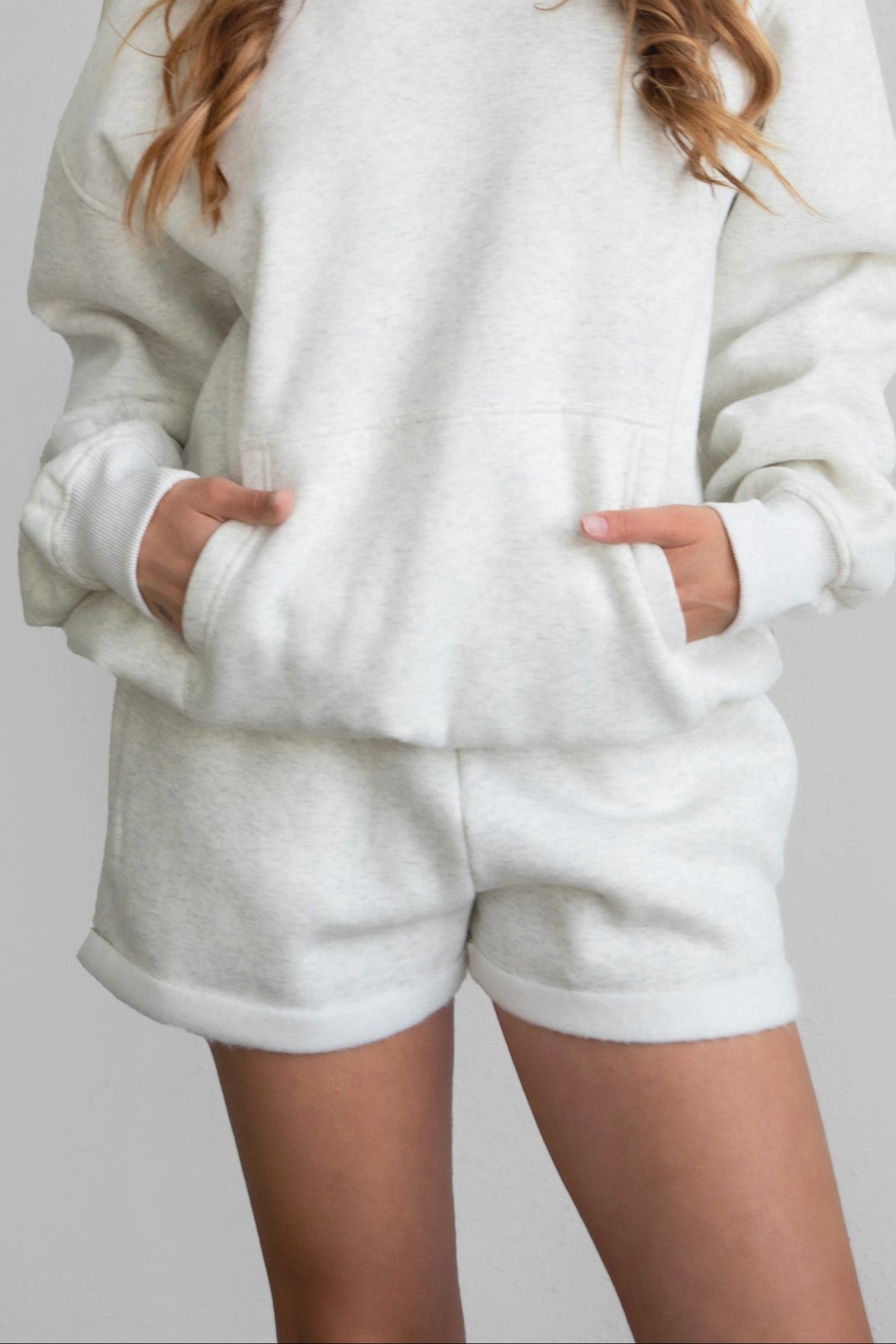 CARLY Cloud Fleece Low Rise Shorts