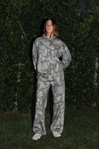 ELK Woodland Camo Cloud Fleece Wide Leg Sweatpants