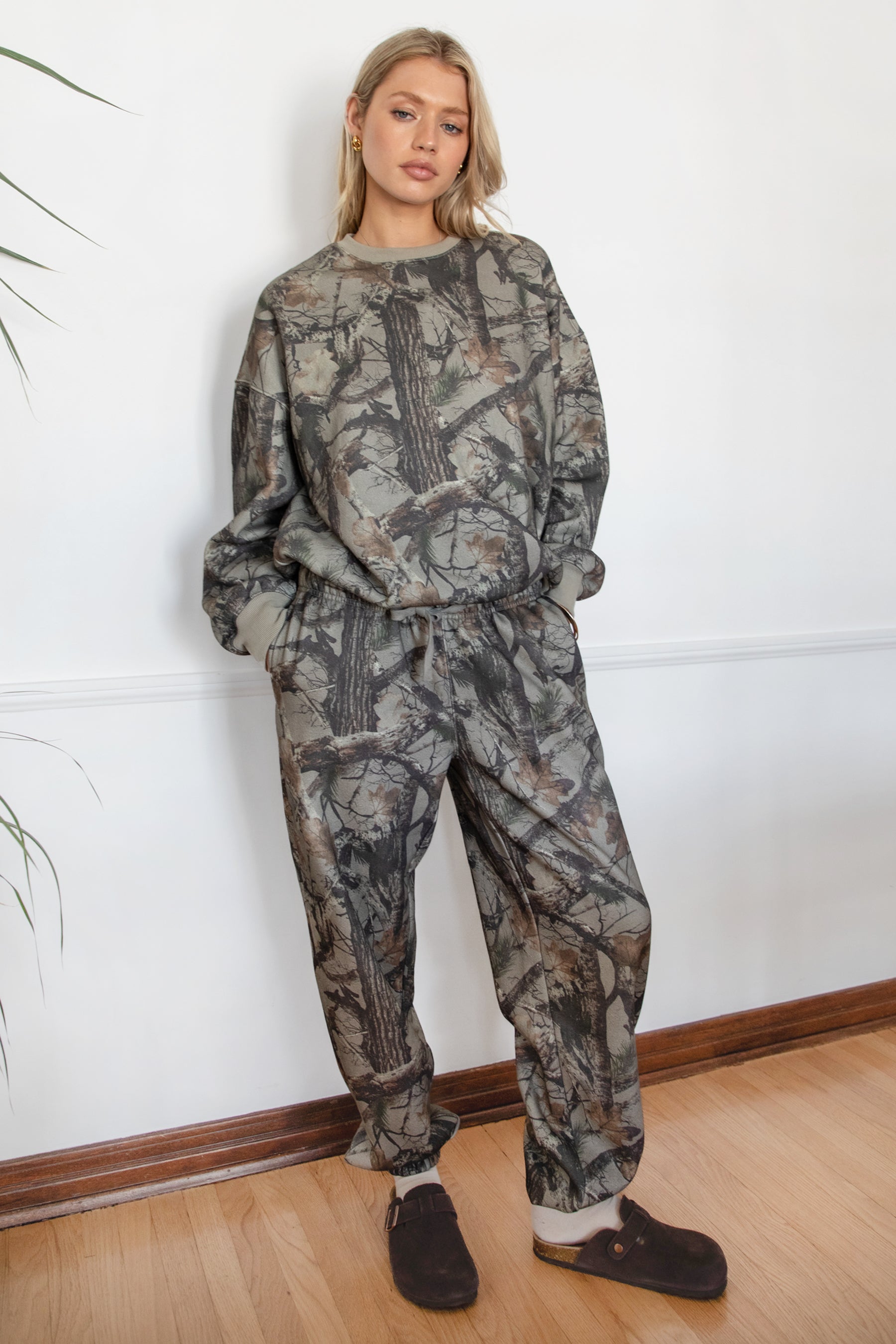 ELK Woodland Camo Cloud Fleece Lounge Joggers