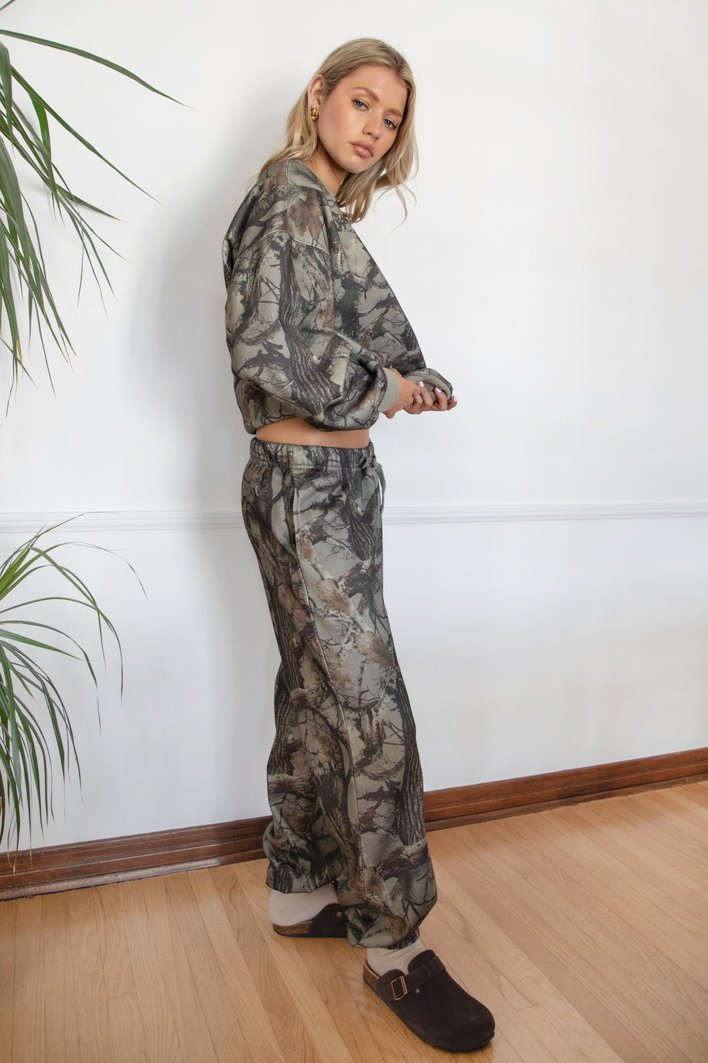 ELK Woodland Camo Cloud Fleece Lounge Joggers