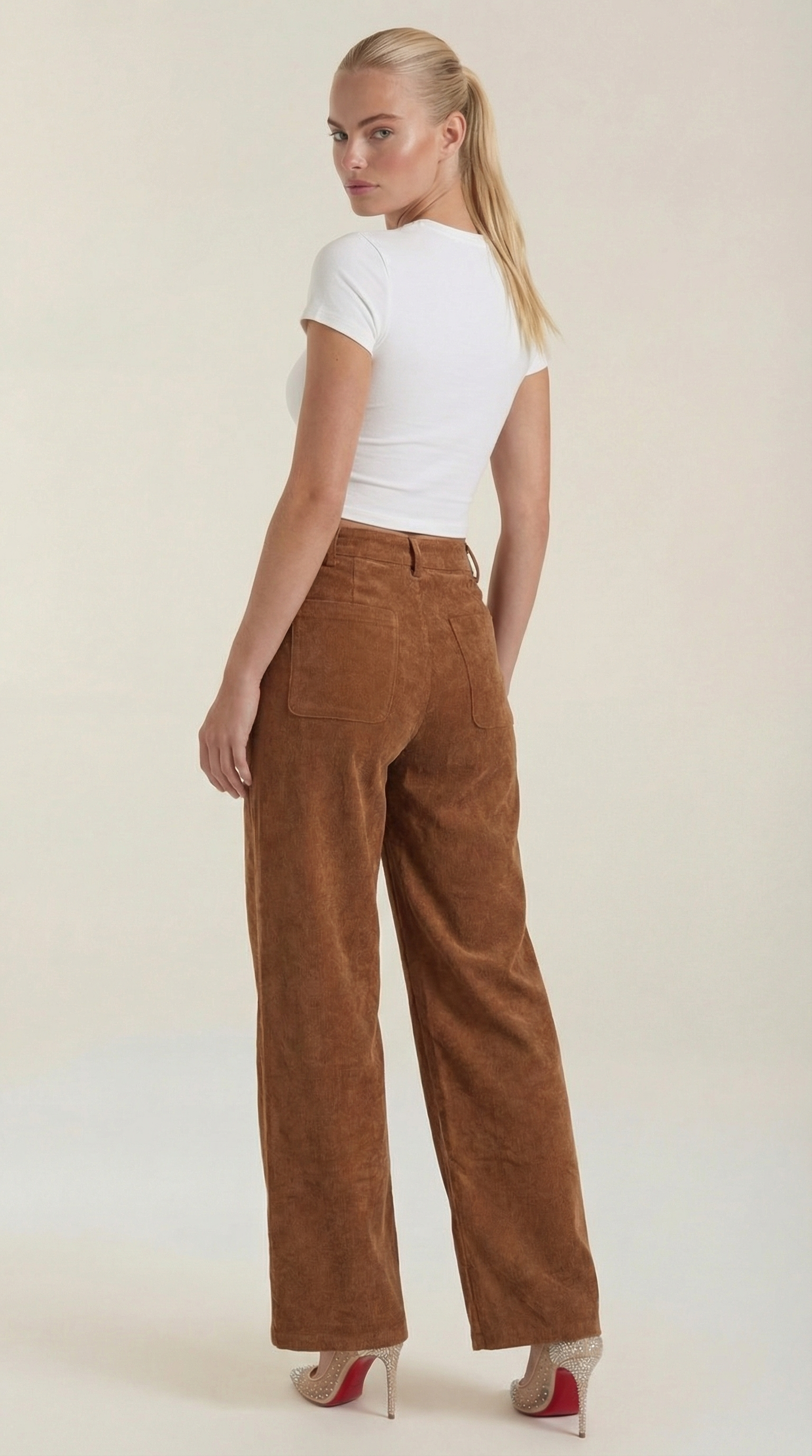 Allison Wide Leg Corduroy Pants