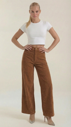 Allison Wide Leg Corduroy Pants