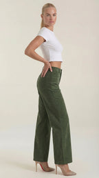 Allison Wide Leg Corduroy Pants