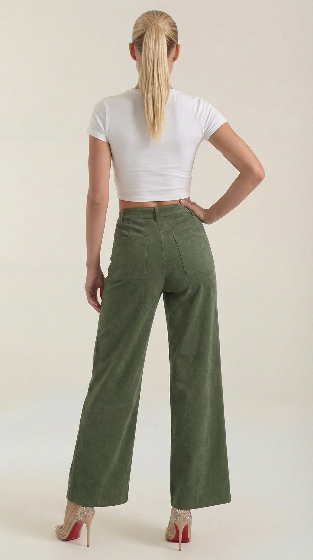 Allison Wide Leg Corduroy Pants