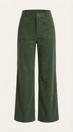 Allison Wide Leg Corduroy Pants
