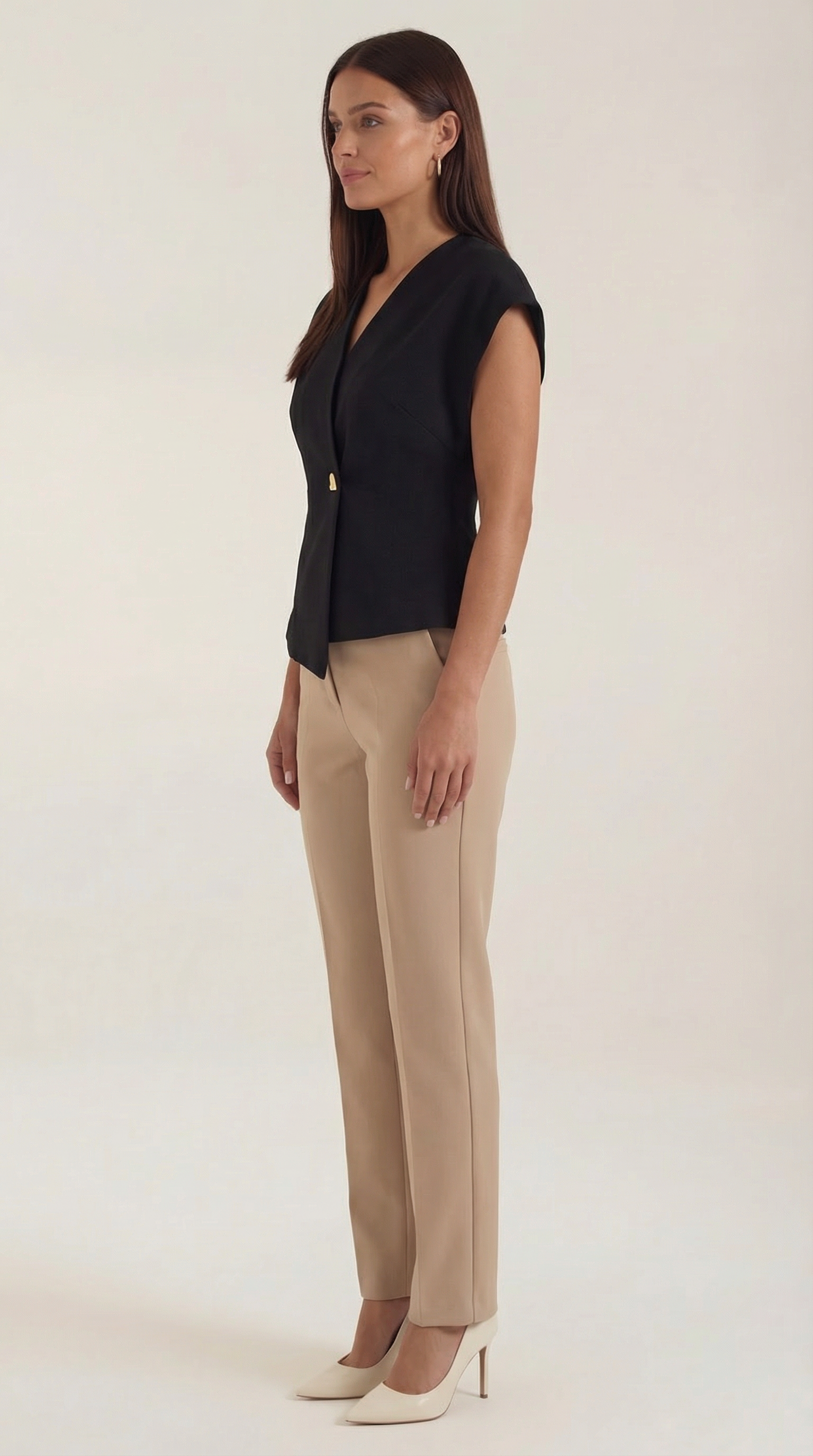 Amy V-neck Blouse