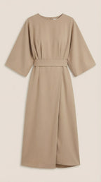 Ana Belted Waist Maxi Dress