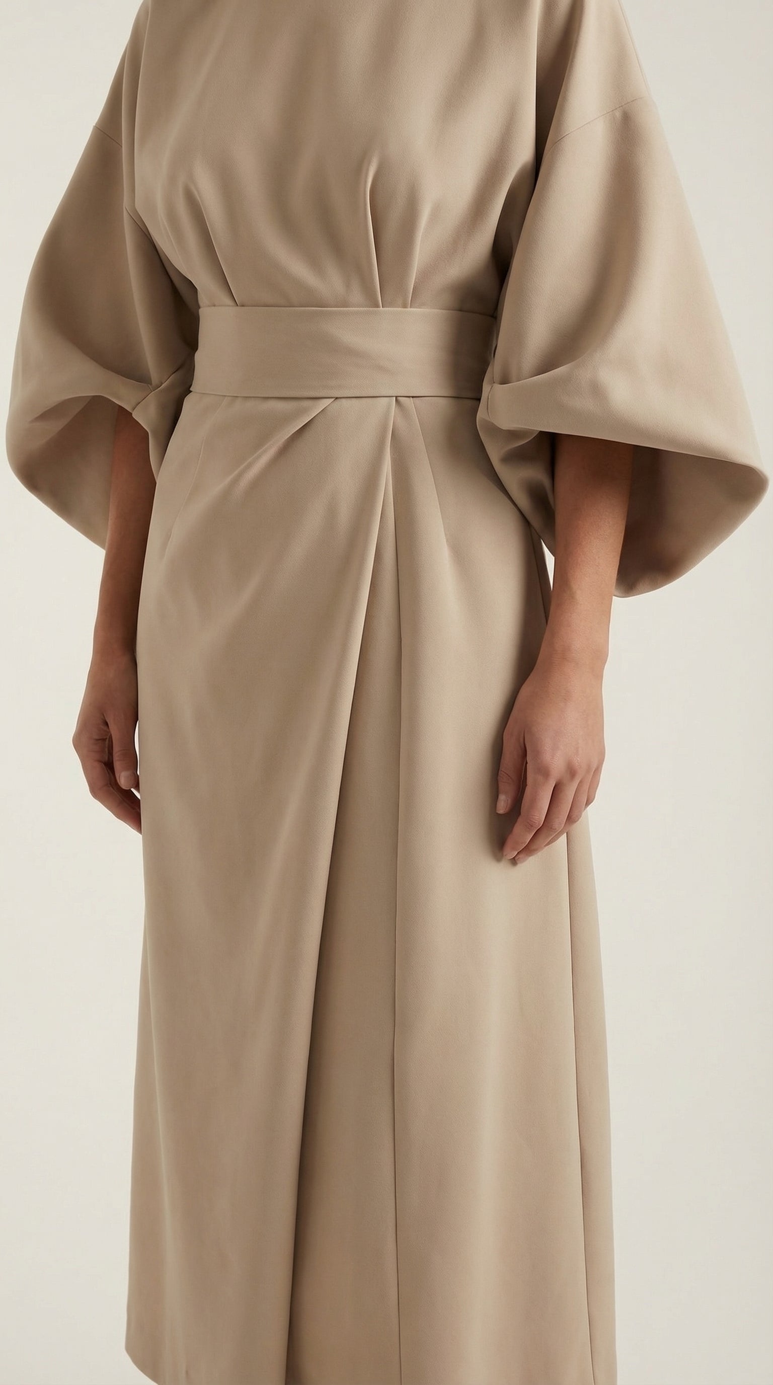 Ana Belted Waist Maxi Dress