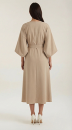 Ana Belted Waist Maxi Dress