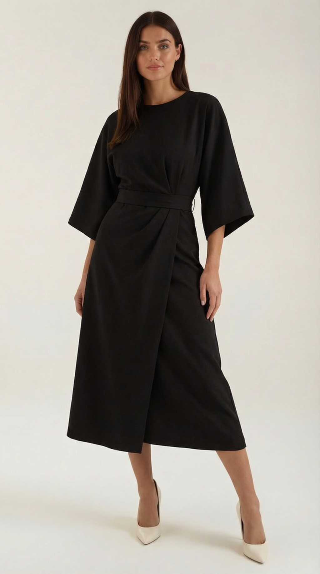 Ana Belted Waist Maxi Dress