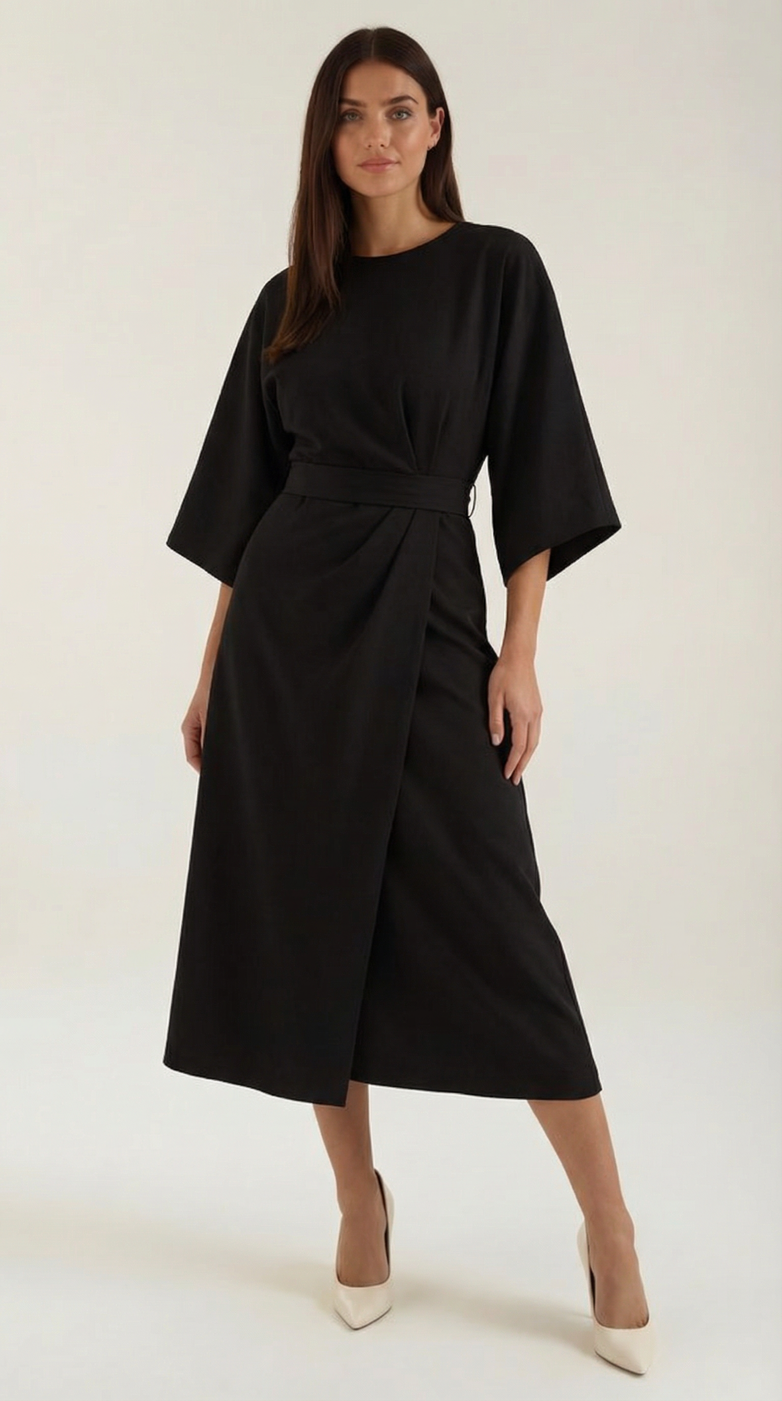Ana Belted Waist Maxi Dress