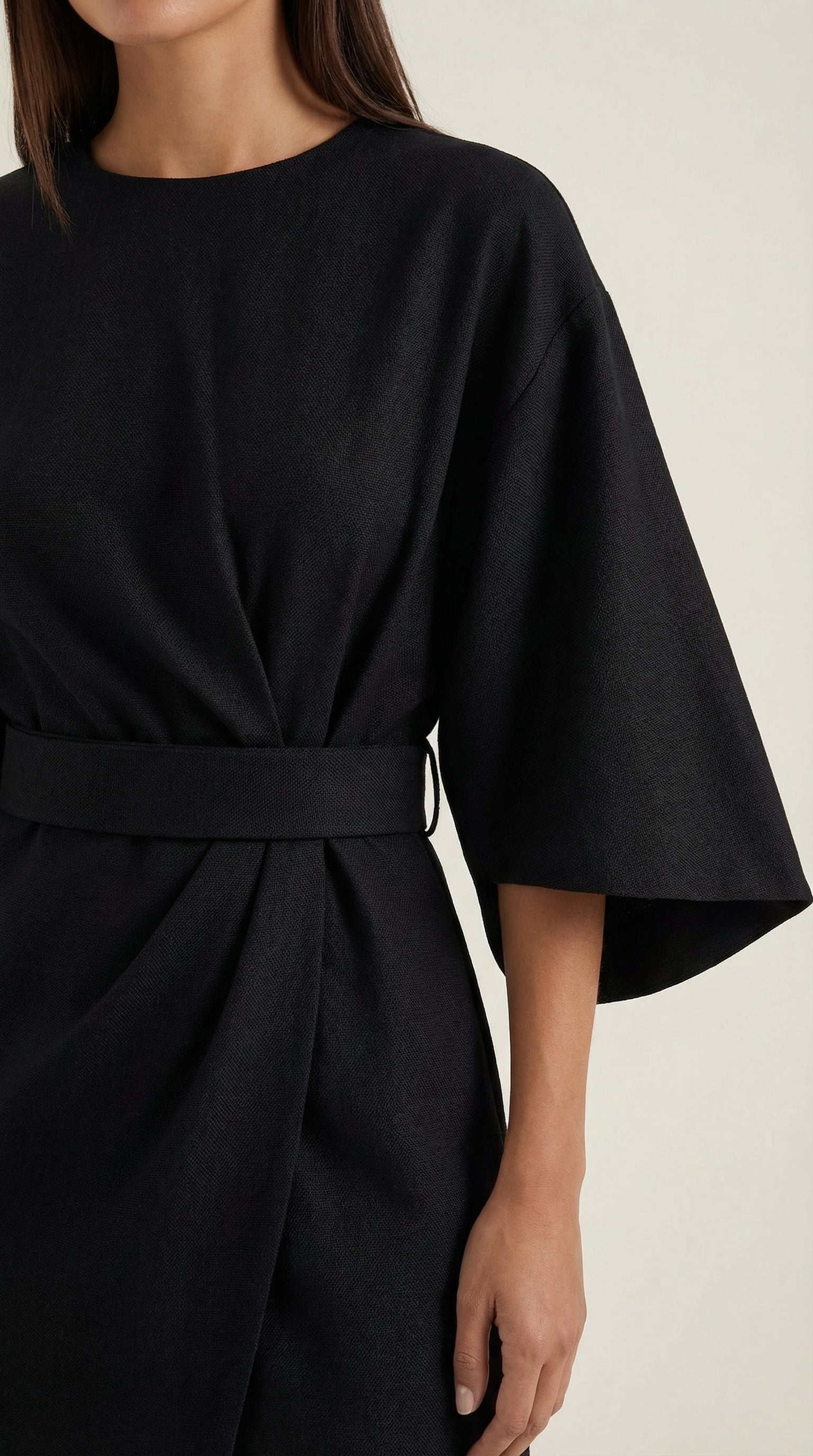 Ana Belted Waist Maxi Dress