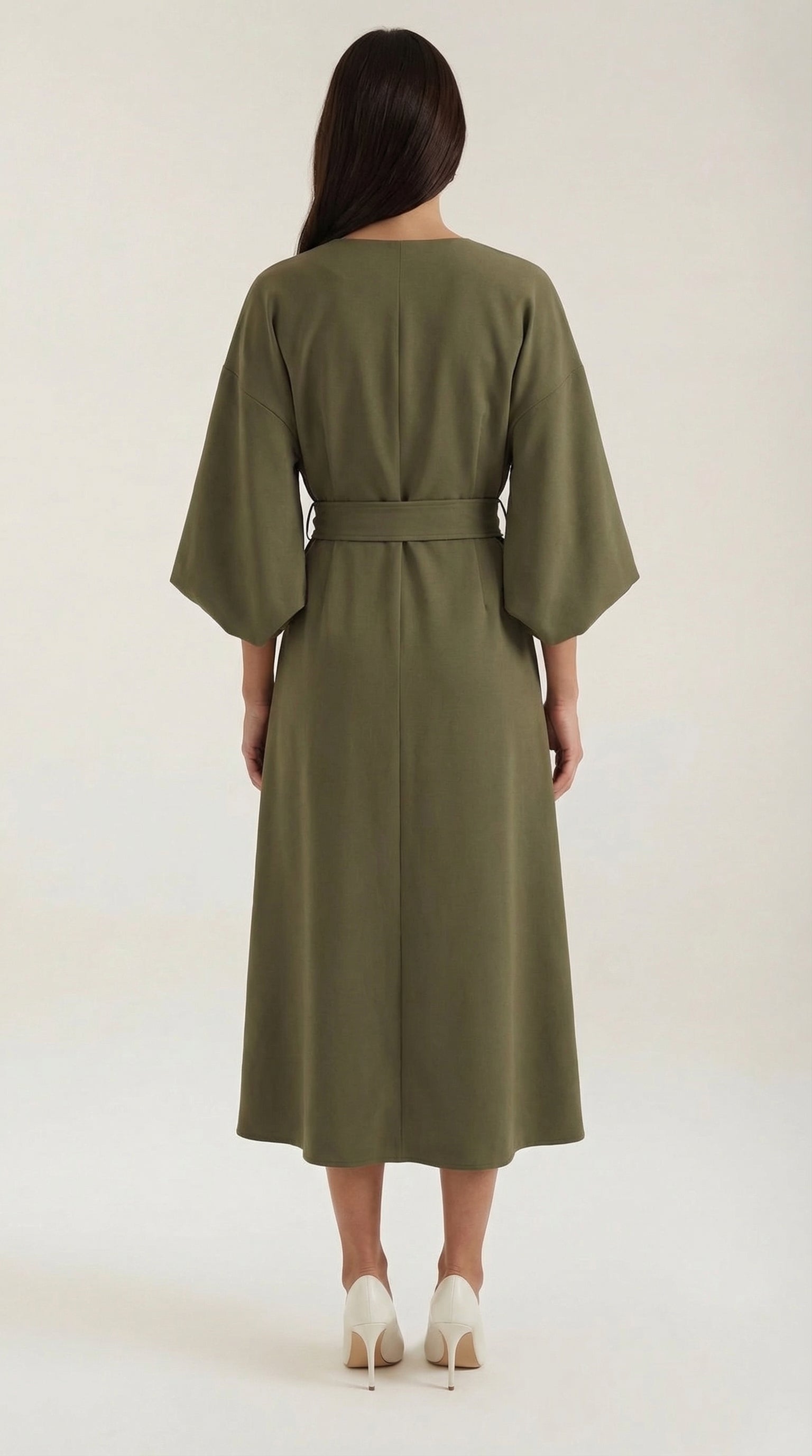 Ana Belted Waist Maxi Dress