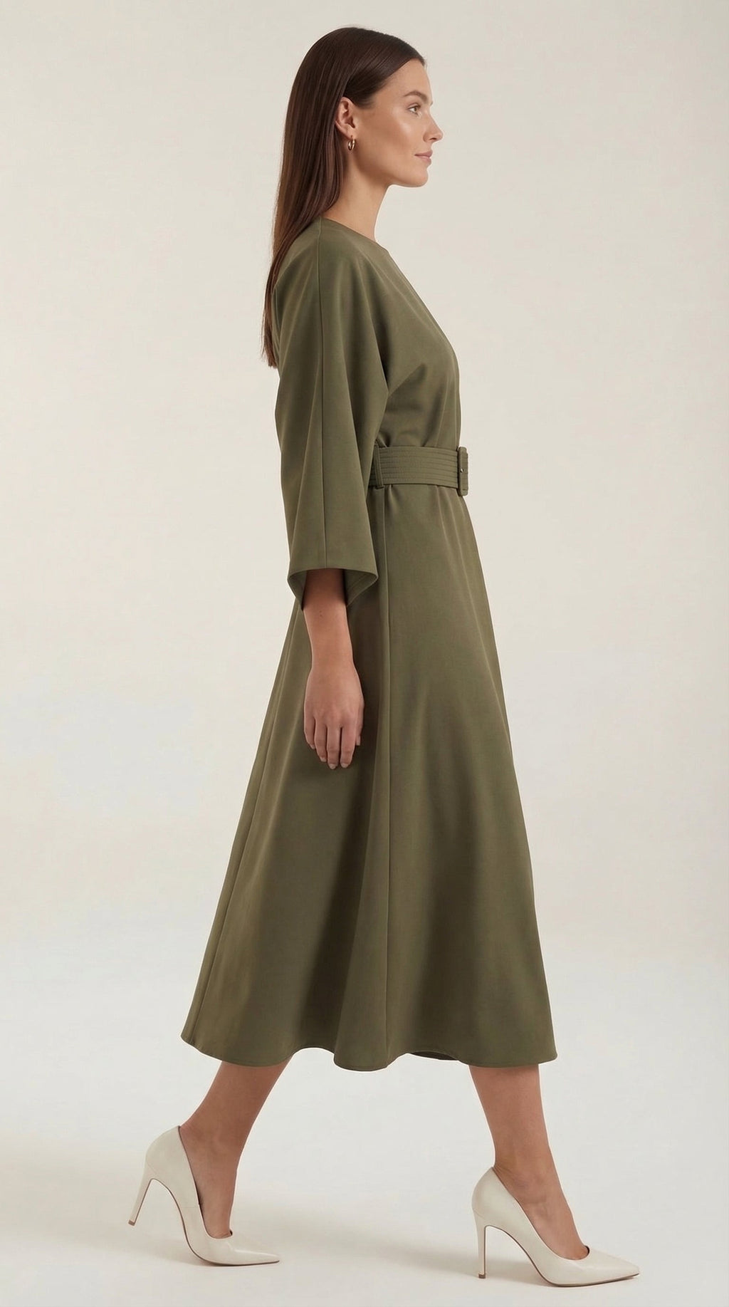 Ana Belted Waist Maxi Dress