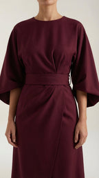 Ana Belted Waist Maxi Dress
