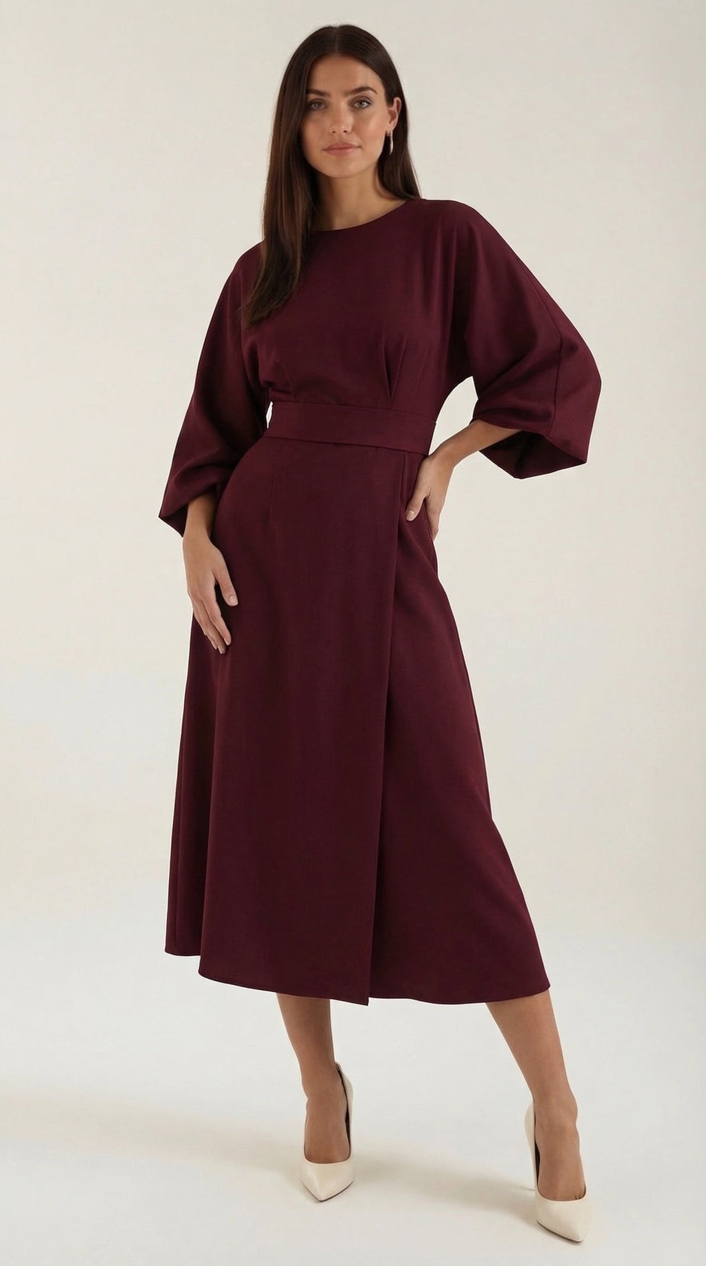 Ana Belted Waist Maxi Dress