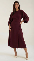 Ana Belted Waist Maxi Dress