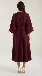 Ana Belted Waist Maxi Dress
