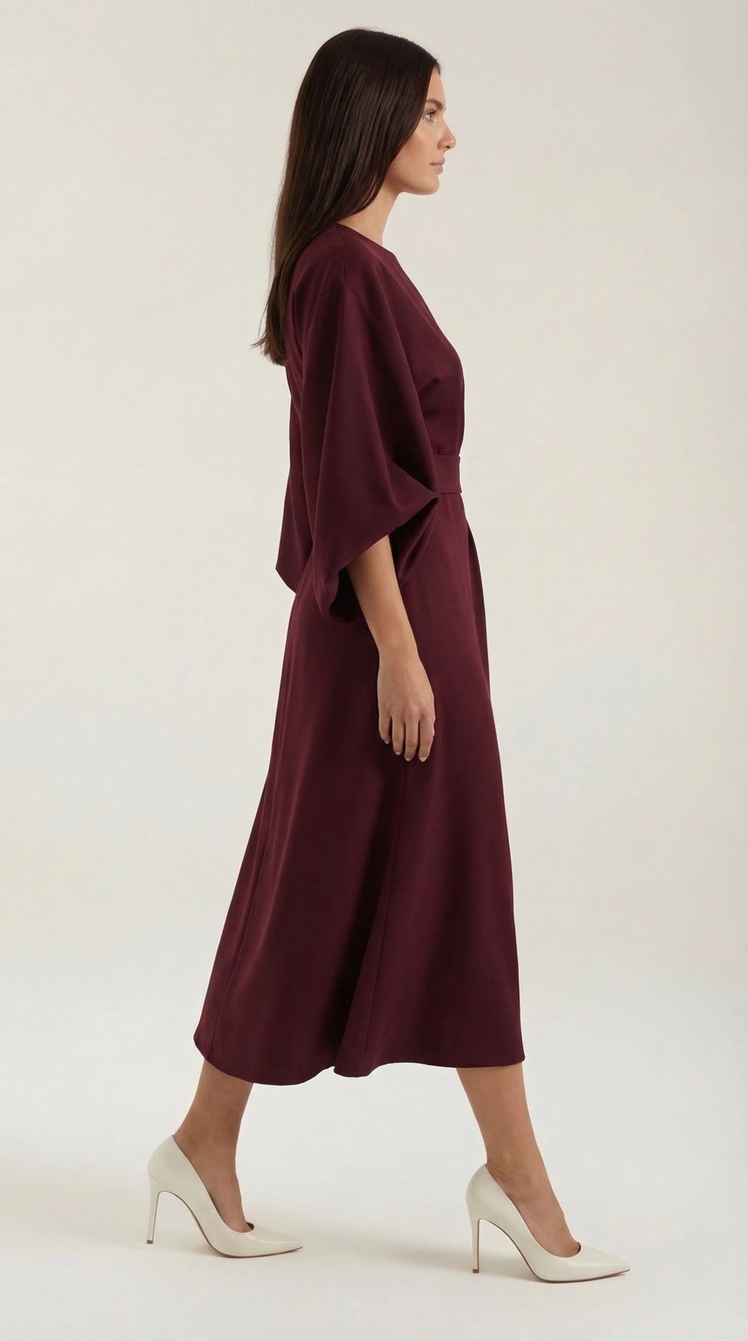 Ana Belted Waist Maxi Dress