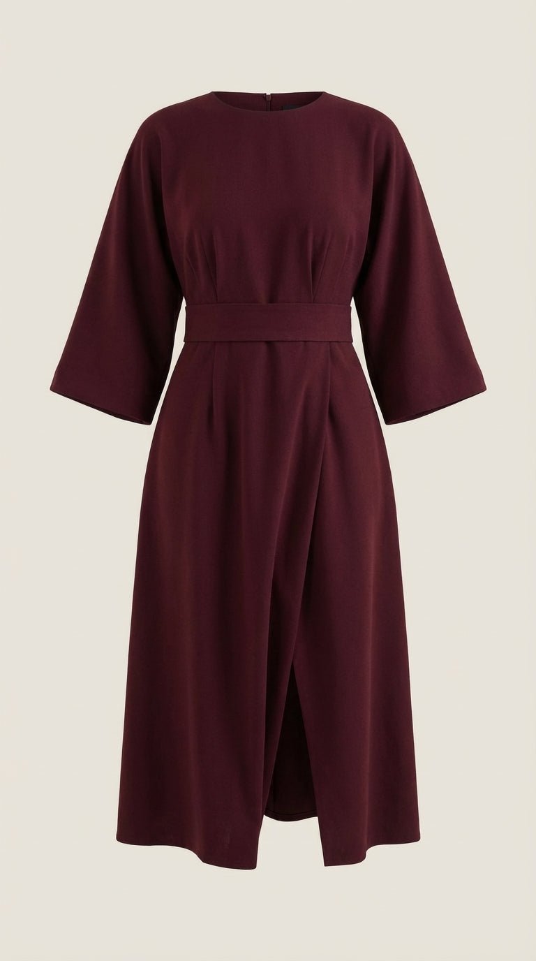 Ana Belted Waist Maxi Dress