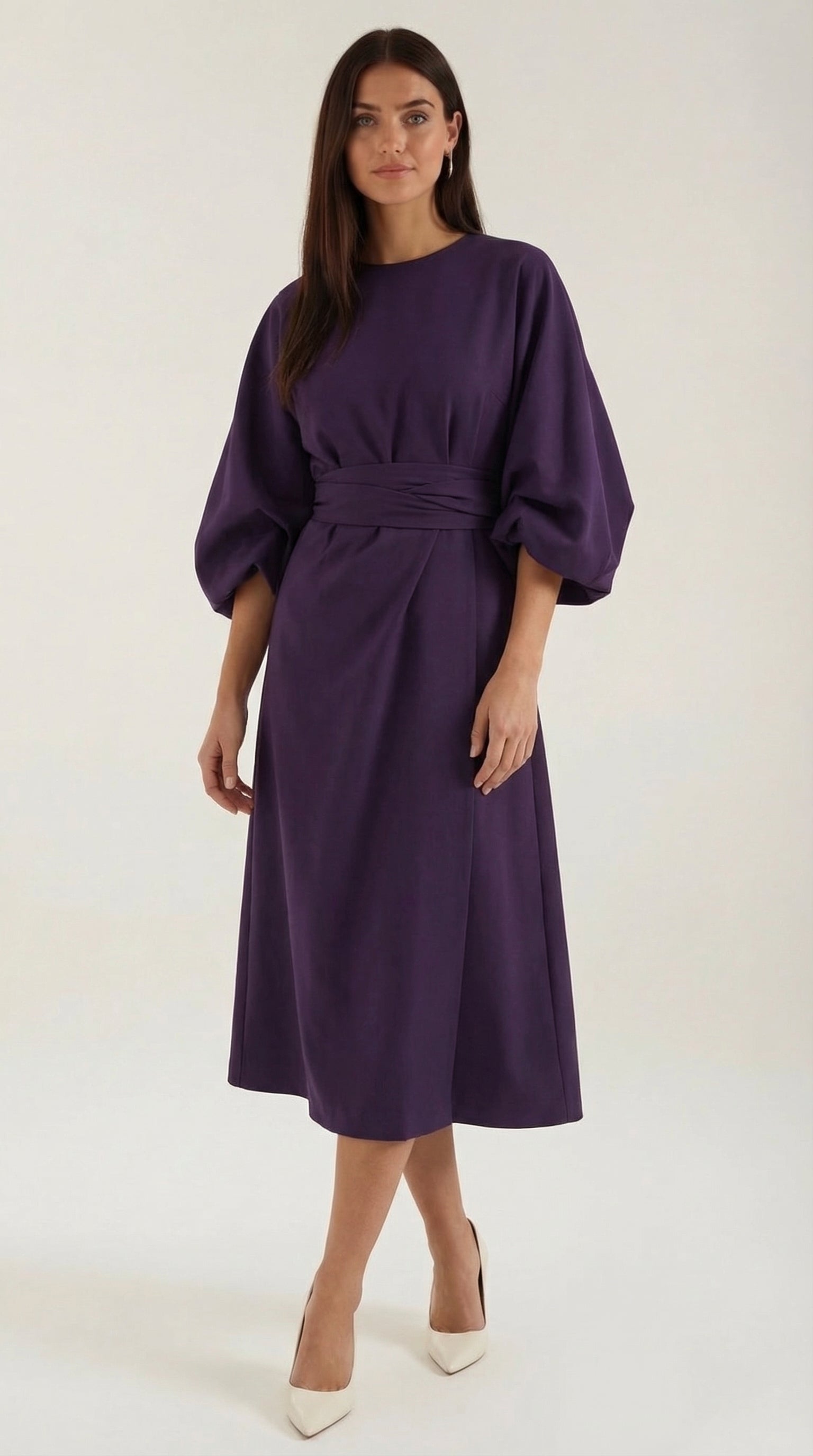 Ana Belted Waist Maxi Dress