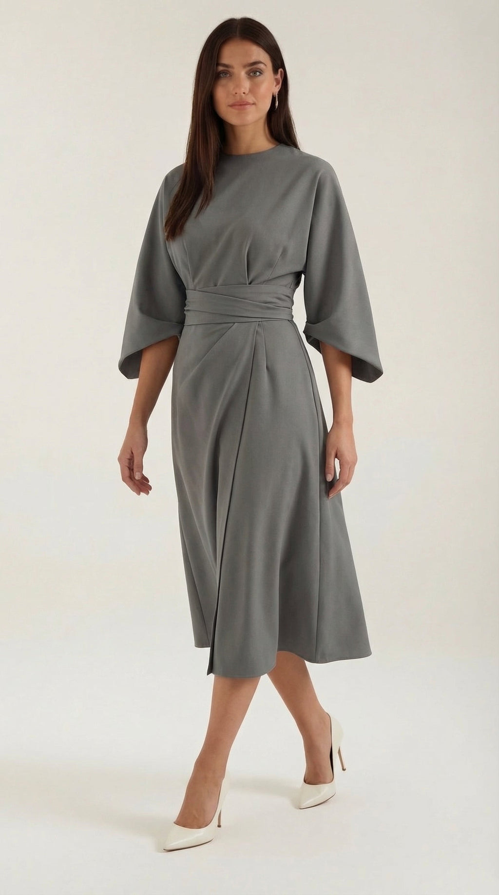 Ana Belted Waist Maxi Dress