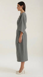 Ana Belted Waist Maxi Dress